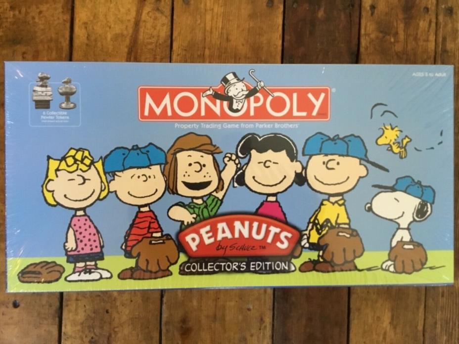 Monopoly, Peanuts,, Collectors Edition, New factory sealed