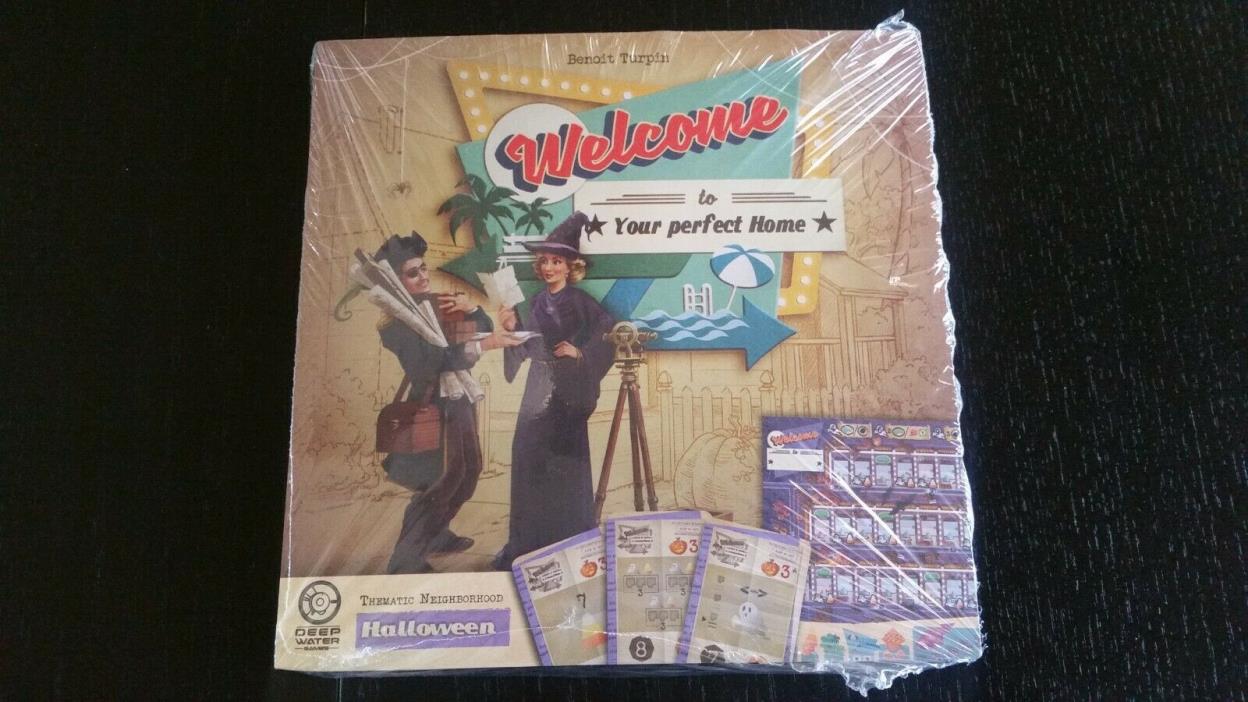 Welcome to... Your Perfect Home Halloween Board Game Expansion -NEW- Kickstarter