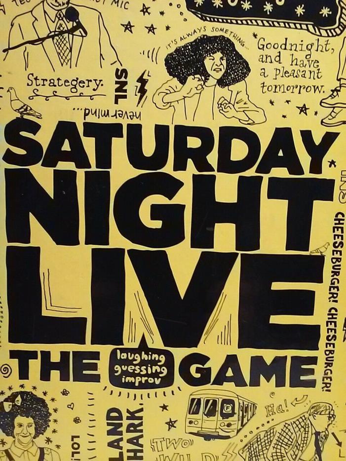 Saturday Night Live The Board Game Interactive Fun 1970's-2000's