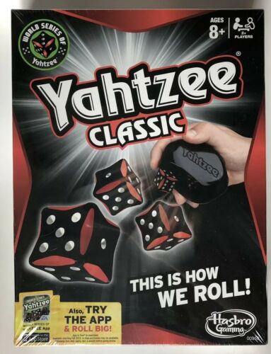 Hasbro Gaming Yahtzee Classic New & Sealed