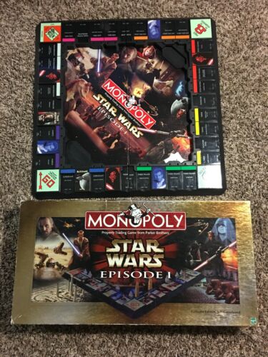 STAR WARS EPISODE 1 MONOPOLY BOARD GAME COLLECTOR EDITION 3-D BOX (Read Notes)
