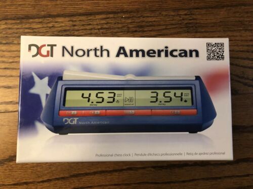 DGT NORTH AMERICAN DIGITAL TOURNAMENT CHESS CLOCK - GAME TIMER - FREE SHIPPING