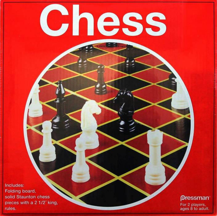 Chess Board Game- Classic Chess Board Game By Pressman