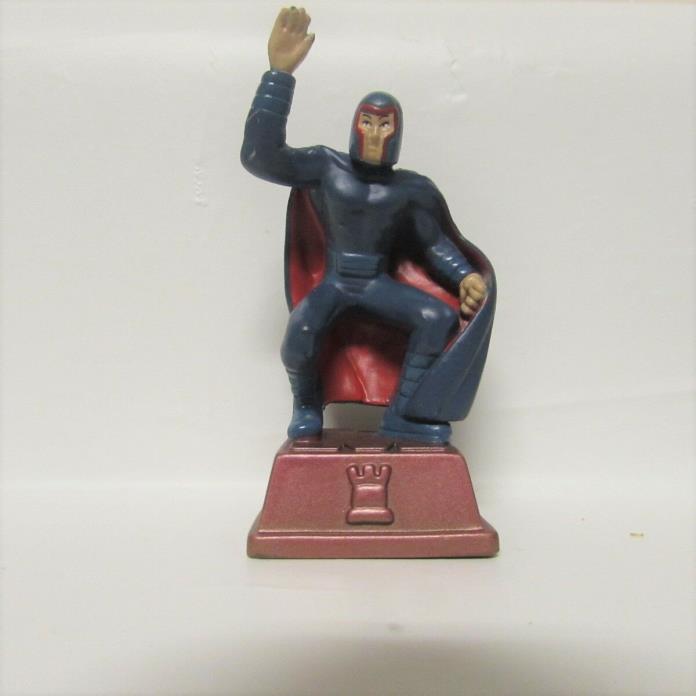 Magneto Marvel Heroes Chess Set Gold Base Rook Replacement Piece Pressman