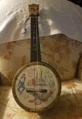Vintage Toy Mastro Banjo, RIVER SHOW BOAT, ROBERT E LEE