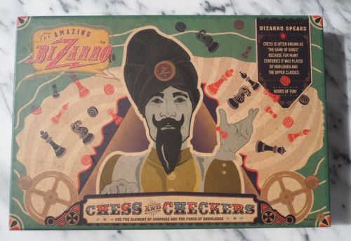 The Amazing Bizarro Chess and Checker Game Brand New in Sealed Pack 100%