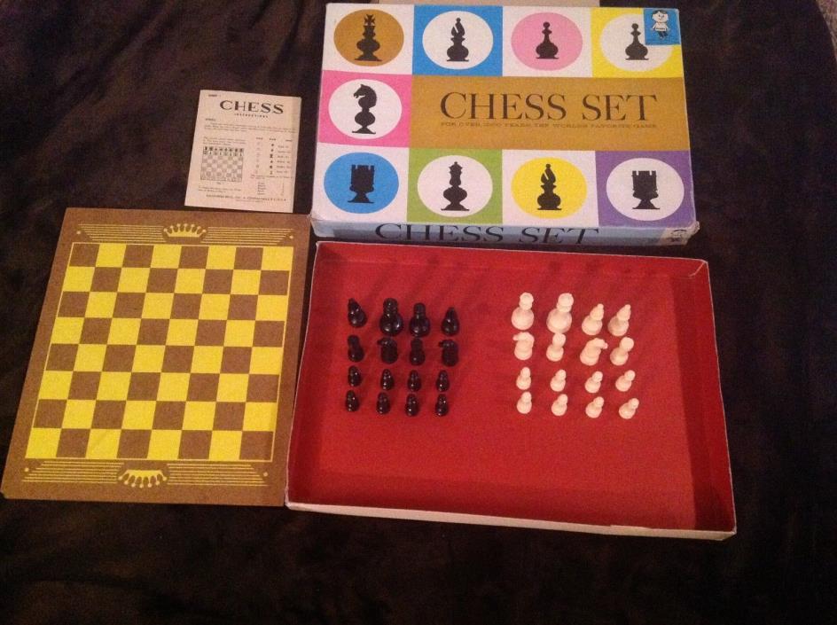 Vintage Hassenfeld Bros Chess Set | Complete Set