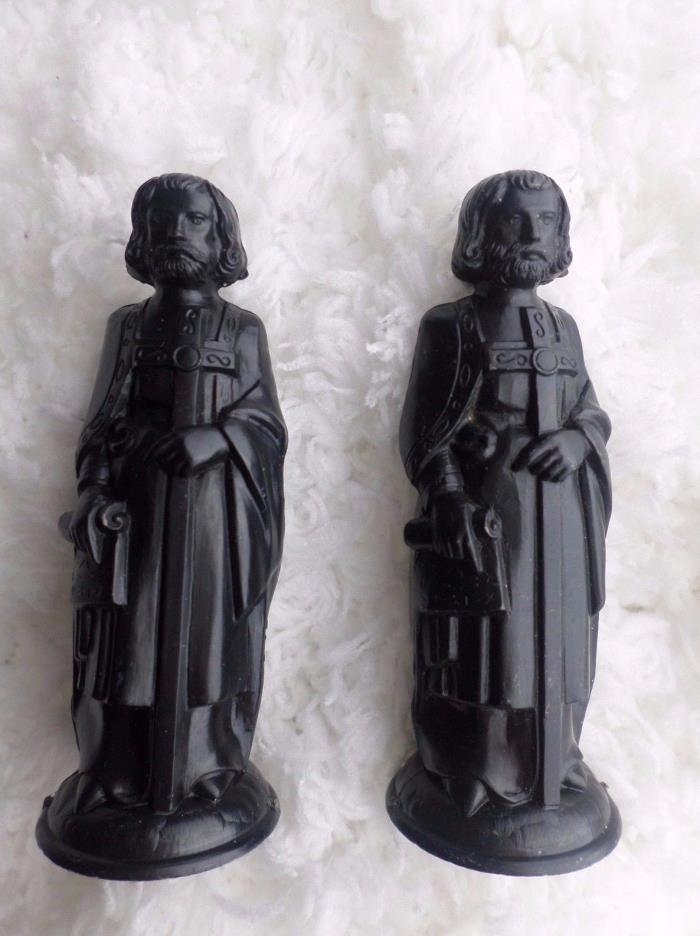 Vintage Anri Two Replacement Chess Pieces  Kings Black Felt Bottoms