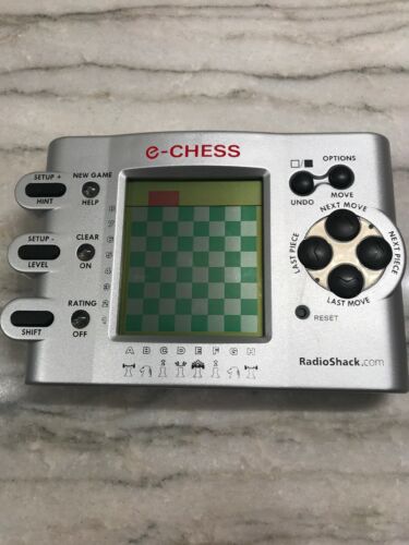 Radio Shack Excalibur Talking E-chess Electronic Handheld Game with box & manual