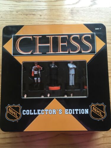 RARE NEW NHL Hockey Collectors Edition Chess Set Hand Crafted & Painted