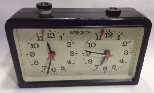 Vintage US Chess Federation Time Clock Quartz Japan Battery Tester Work Properly
