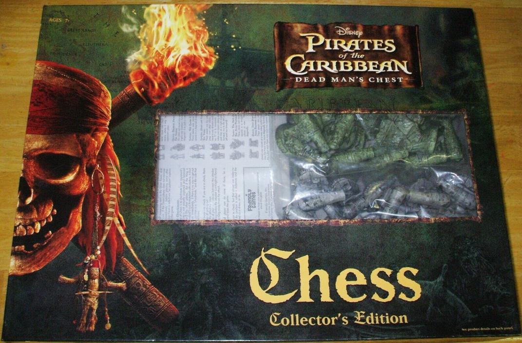 Pirates of the Caribbean Dead Man's Chest Chess Set Collector's Edition Complete