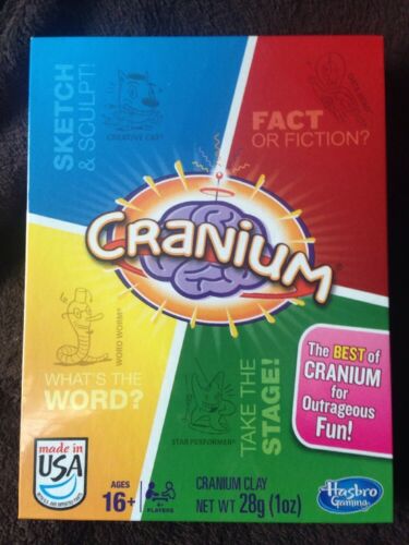 Cranium Best Of Party Game 400 Challenges 2013 Sketch Sculpt Clay Draw Sealed