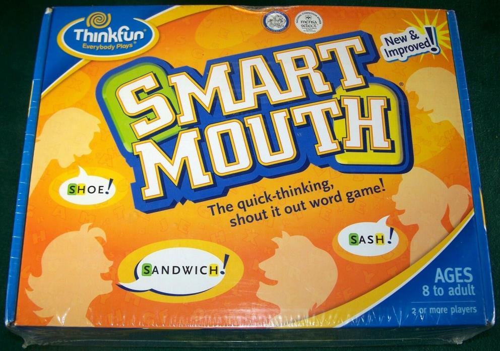 ThinkFun SMART MOUTH Quick-Thinking Shout It Out Word Game - New!
