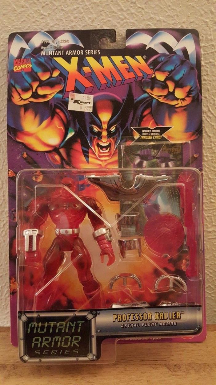 1996 Professor Xavier Figure NIP X-Men Mutant Armor Series Toy Biz Marvel Comics