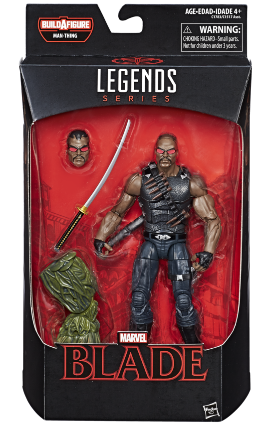 Blade - Marvel Legends Man-Thing BAF Series Action Figure by Hasbro