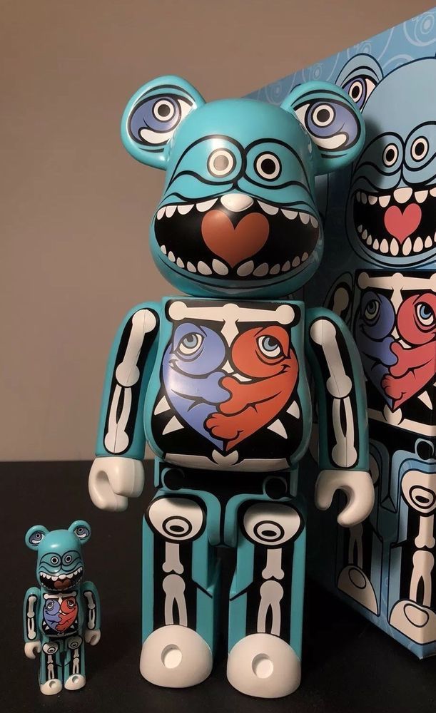 Ron English be@rbrick ***Extremely rare***  SIGNED 2007 SDCC exclusive Medicom