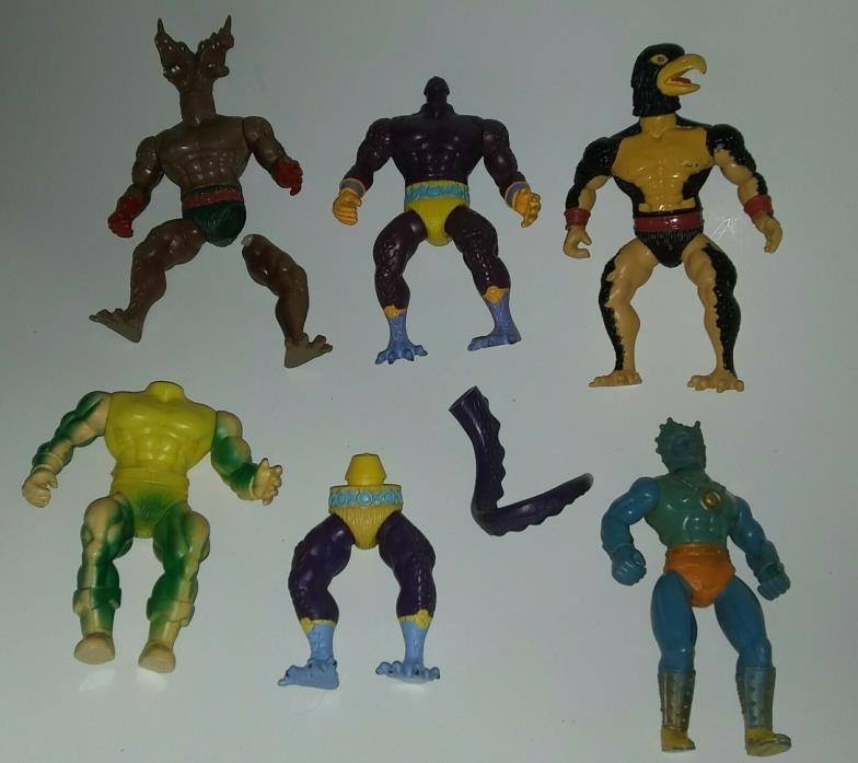 1982 Remco Warrior Beasts vintage action figures lot he man motu she ra pop ko