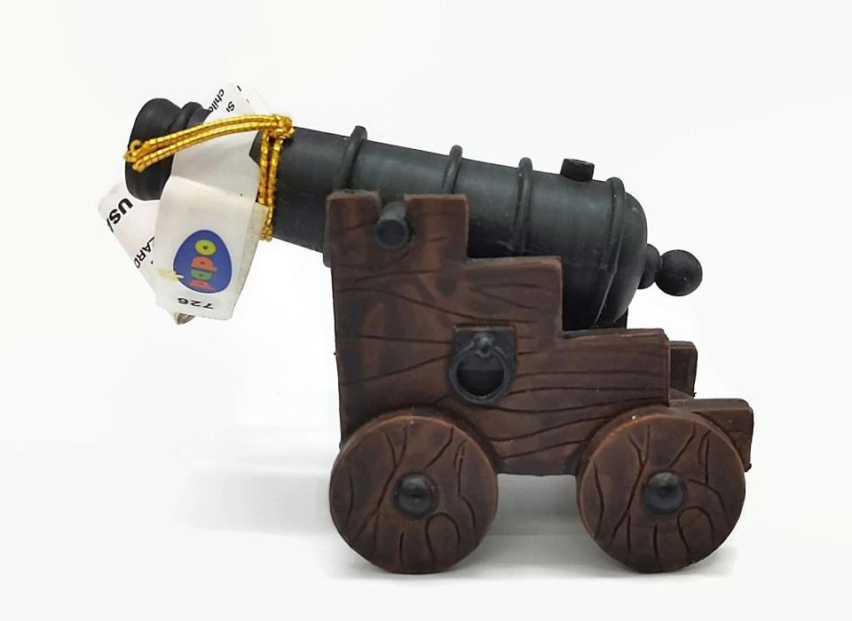 Pirate Ship Deck Cannon Papo PVC Figure Fantasy Adventure Toy 1999 w/ Tags