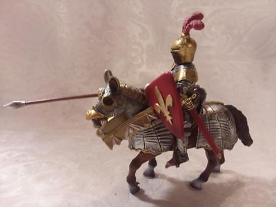 Schleich Fleur De Lis Knight with Lance of Horse #70015 from 2003 NO BOX