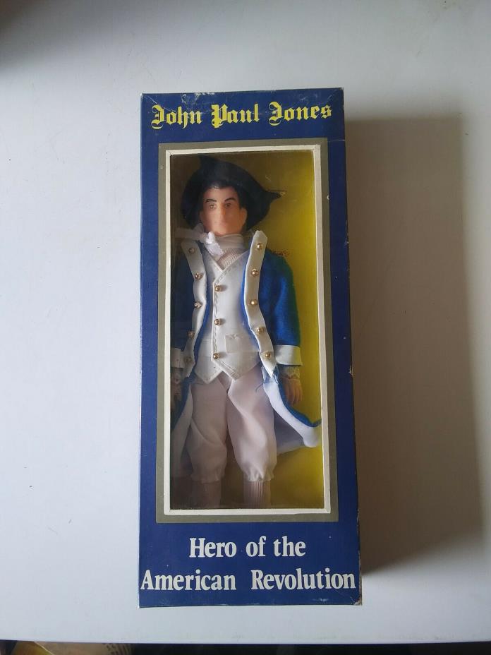 Vintage John Paul Jones Hero Of The American Revolution Action Figure-Free Ship!