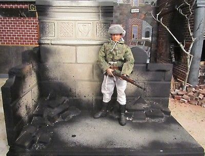 1/6th Scale WWII Diorama Set Destroyed Building #2