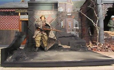 1/6th Scale WWII Diorama Set Destroyed Building #5