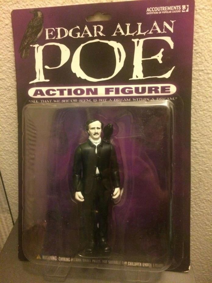 Accoutrements Edgar Allan Poe Collectible Action Figure (2004) NIP