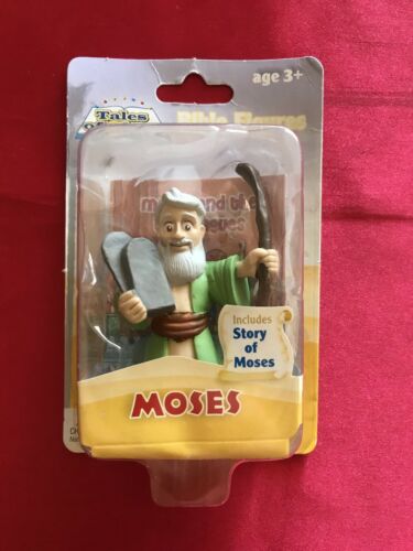 Tales of Glory Moses Action Figure with Story of Moses Bible NEW