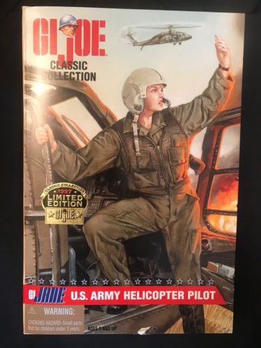 NEW! 1997 GI JOE CLASSIC COLLECTION LE 1997 GI JANE U.S. ARMY HELICOPTER PILOT