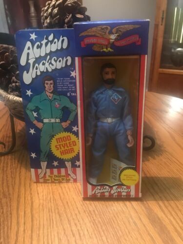 VINTAGE ACTION JACKSON MOD STYLED HAIR ACTION FIGURE MEGO NEW SEALED VERY NICE