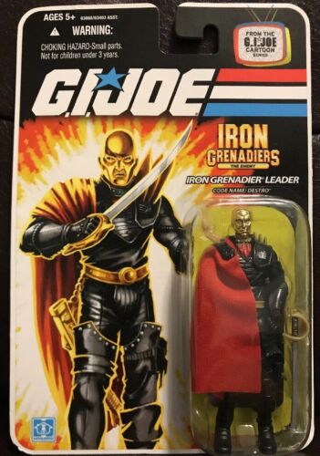 GI JOE 25TH ANNIVERSARY COBRA IRON GRENADIERS DESTRO ACTION FIGURE HASBRO