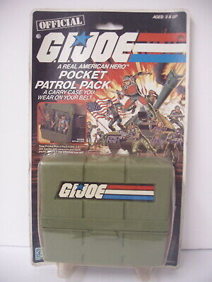Hasbro Gi G.I. Joe Accessory 1983 Pocket Patrol Belt Figure Carrying Case Mint