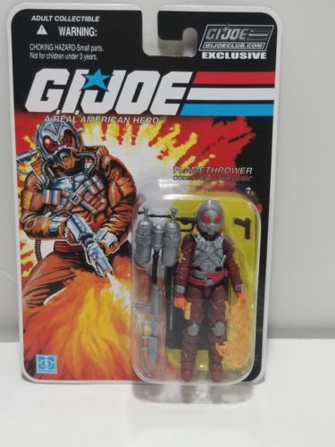 GI Joe Collector Club CHARBROIL FSS Exclusive Action Figure FLAMETHROWER