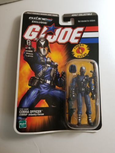 2008 COBRA OFFICER - INFANTRY FORCES GI JOE Collectors Club Exclusive HASBRO