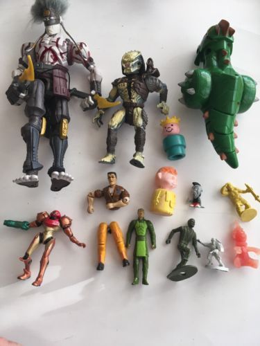 Mixed Vintage Lot Of Action Figures/Toys ToyBiz  MPC Hasbro Etc.