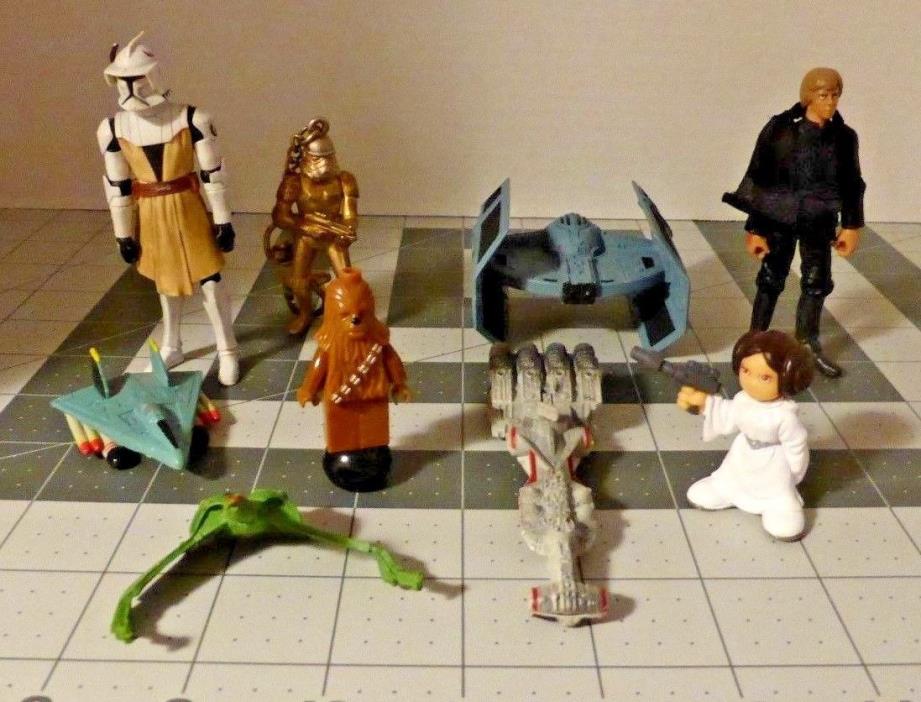 Lot of (9) Star Wars Action Figures mixed lot