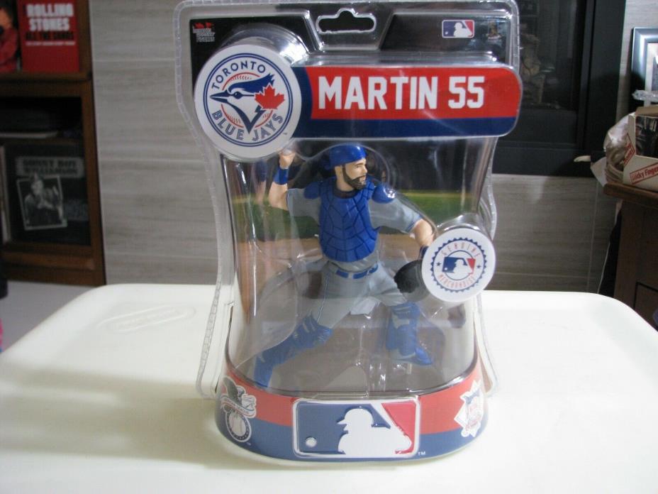 TORONTO BLUE JAY RUSSELL MARTIN 55 REPLICA FIGURE MINT IN PACKAGE