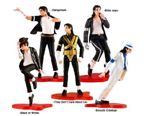 Set of 5 pcs Michael Jackson Figures Memorabilia 5