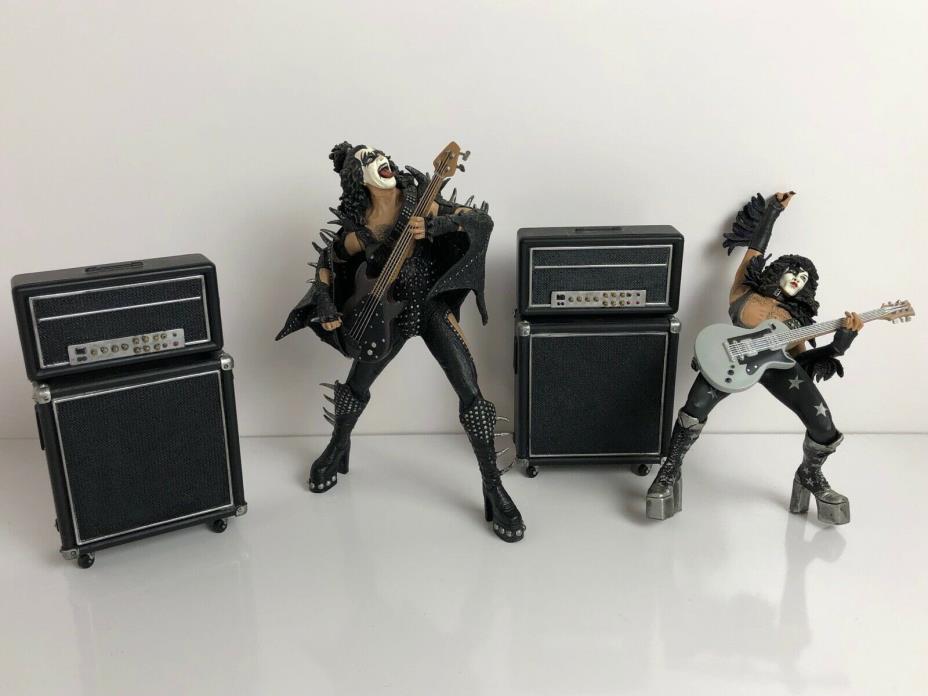 Kiss Alive Action Figures Lot Gene Simmons Speakers