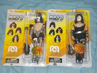 Mego Kiss Gene Simmons (Demon) & Paul Stanley (Starchild) 8