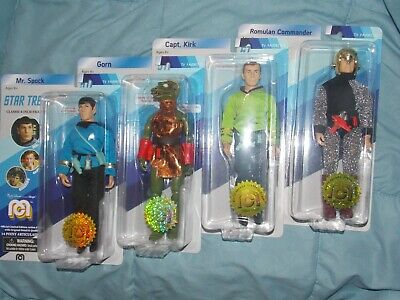 Mego Star Trek Kirk, Spock, Gorn & Romulan  8