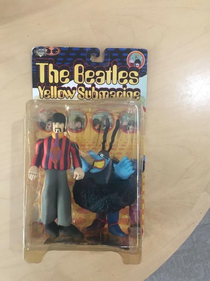 NEW Beatles Yellow Submarine RINGO STARR Action Figure with BLUE MEANIE