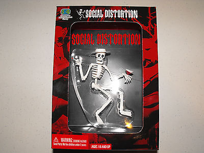 SOCIAL DISTORTION SKELETON W/MARTINI & SMOKE MASCOTT COLLECTOR ACTION FIGURE/TOY