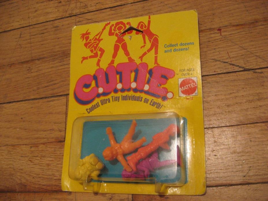 Vintage Mattel C.U.T.I.E. Cutie Miniature Figures 1986 Sealed
