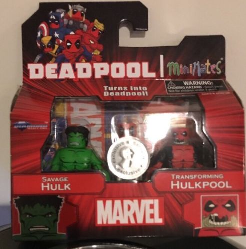 Marvel Minimates TRU Toys R Us Wave 22 Savage Hulk & Transforming Hulkpool
