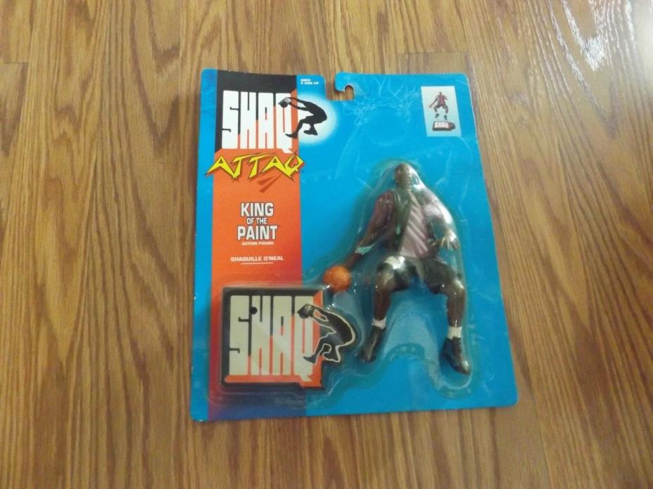 1993Kenner Shaq Attack King of the Paint Figure -Shaquille O'Neal NEW,NEVER OPEN
