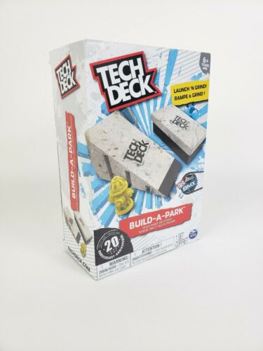 Tech Deck - Build-A-Park Kicker, Funbox, and Hydrant Ramps for Tech Deck Board