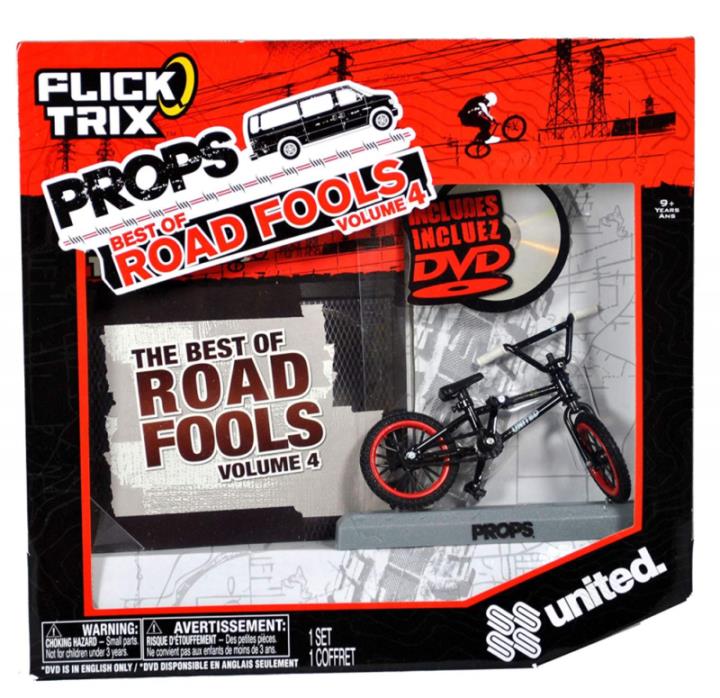 Flick Trix Spinmaster Fingerbike Real Bikes, Unreal Tricks BMX Bicycle Miniature