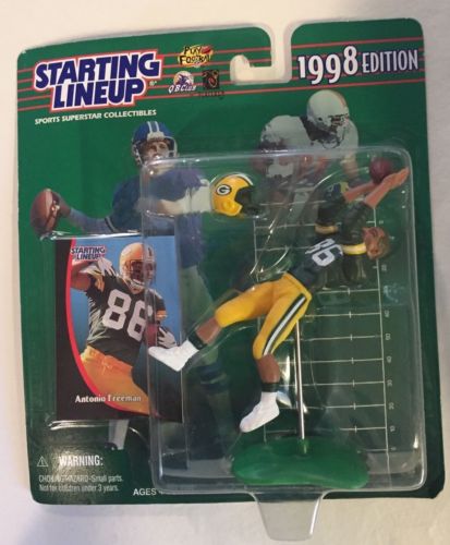 1998 STARTING LINEUP Antonio Freeman Figure and Card Football  Edition Packers